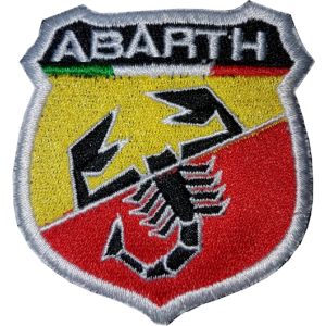 Patch  ricamato altezza cm.9 simbolo Abarth Cod. 20170220_A