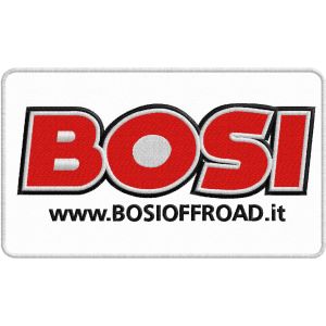 Patch ricamata Cm.19 x11 Bosi offroad.it Cod.201702_B-01