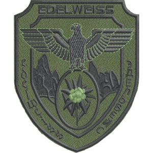 Patch ricamato a bassa visibilità EDELWEISS truppe alpine  Cod.20170704_A
