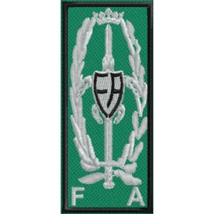 Patch ricamata come Mostrina logo FA fareambiente Cod.20180613_A