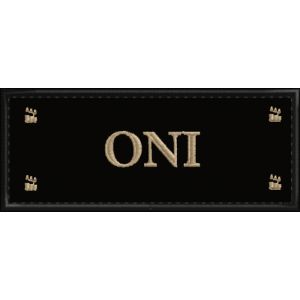 Patch ricamato con il proprio nominativo di Battaglia Da petto Cod.20180711_ONI