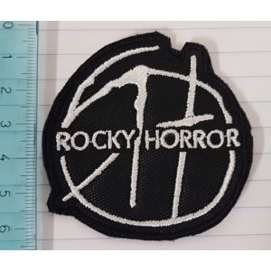 Fotografia Patch realmente ricamato su base nera diam. cm.6 