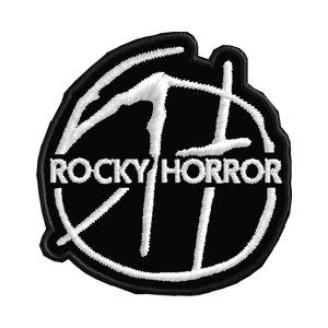 Patch ricamato diam. cm.4 Logo ROCKY HORROR cod. 20180810_A