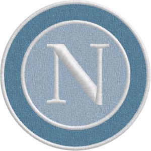 Patch  ricamato Napoli Calcio diam.cm-15