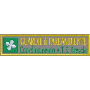 GUARDIE FareAmbiente  Coordinamento Brescia Cm. 11,5 X 2,5 