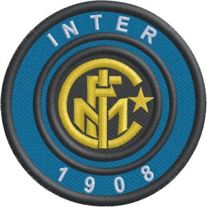 Patch  ricamato INTER Calcio diam.cm-15 Cod. 20200118_A