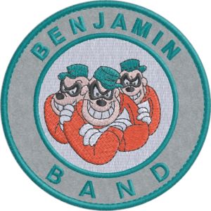 Patch ricamato banda Bassotti BENJAMIN BAND 