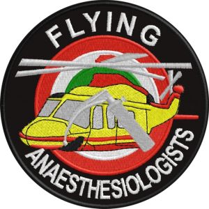 Patch ricamato FLYING ANAESTHESIOLOGISTS 