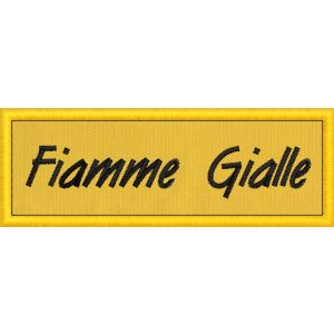 Patch ricamata logo PARMACOTTO su base cm.10 Cod.20181211_A