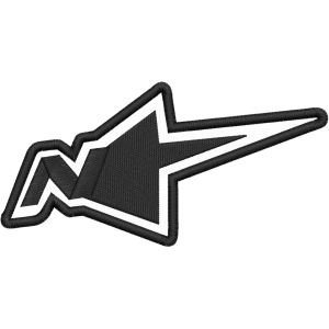Patch ricamato logo Nicolo Tocco cm.17 X 8,5 