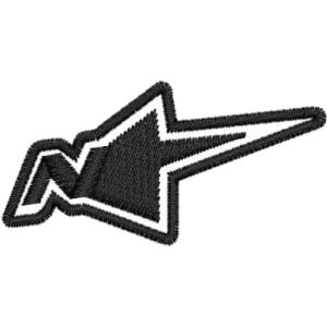 Patch ricamato logo Nicolo Tocco cm. 5 X 2,5 Cod. 20210502-S