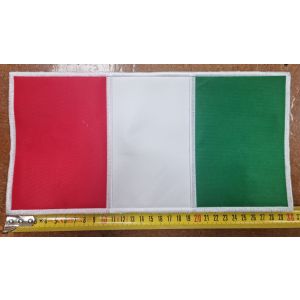 Tricolore ITALIA con riporti di tessuto Cm. 30 x 15 di altezza Cod.20230526_A