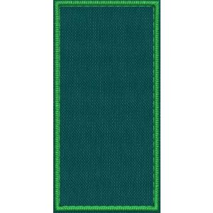 Patch Ricamata RUOLO GRADUATI E GUARDIE EFFETTIVE (senza GALLONE ) base verde ricamo in verde cm. 8 x 4 