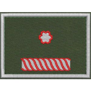 Patch Ricamata grado (incarico ruolo  D15 )