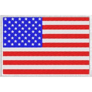 Stemma Bandiera americana mm. 80 x 55