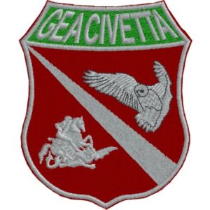 Distintivo ricamato GEA  CIVETTA Cod. GEA.CIVETTA