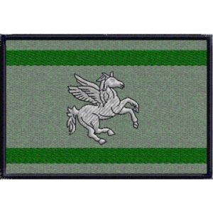 Patch  ricamato stemma regione Toscana a bassa visibilità