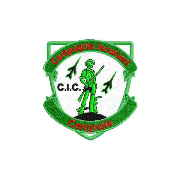 Patch personalizzato Compagnia Incursori Cerignola NO Velcro