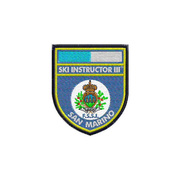 Patch  SKY INSTRUCTOR III grado San Marino Cod.20090316_A