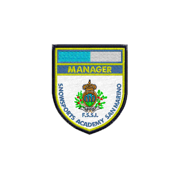Patch Personalizzato MANAGER San Marino Cod.20090316_B