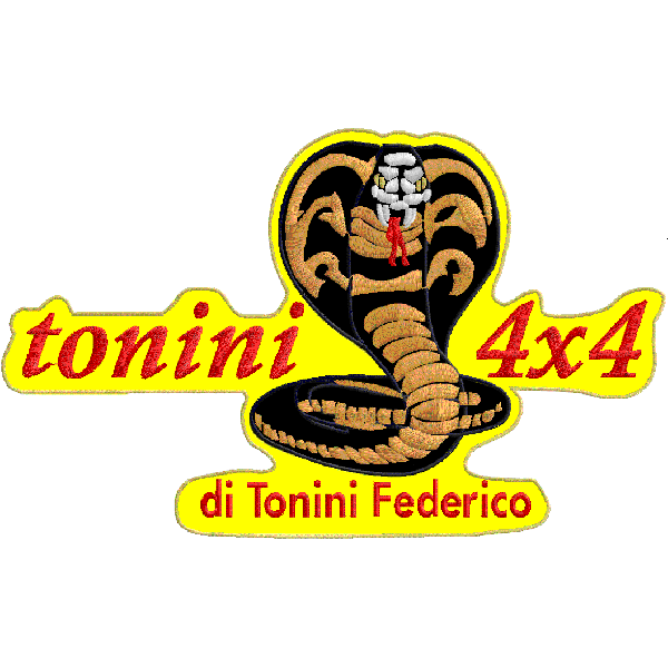Patch Personalizzato Tonini 4x4 misura grande