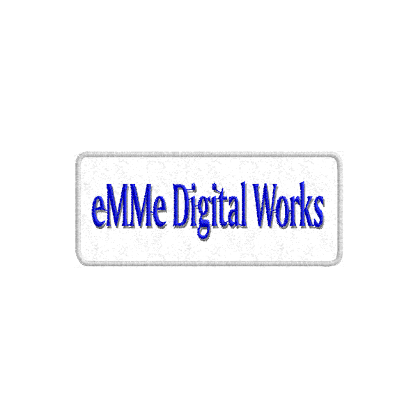 Patch personalizzato eMMe Digital works piccolo da petto