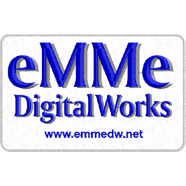 Patch personalizzato eMMe Digital works grande da schiena