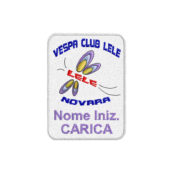 Stemma Personalizzato Vespa Club LELE Cod. 20090421_A