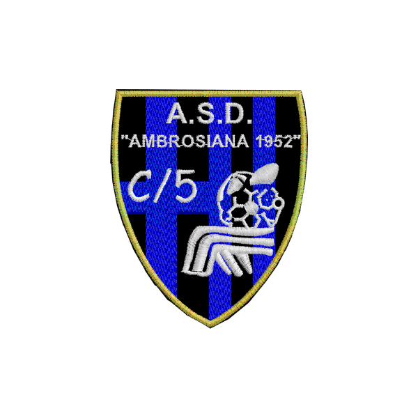 Patch pers. Calcio a 5 AMBROSIANA Cod.20090610_A-1