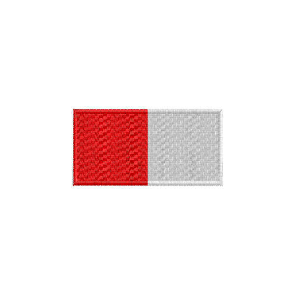 Patch con Velcro Bandiera Bicolore Cod.20090615_b