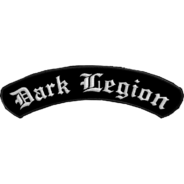 1 Patch da Schiena a semicurva Dark Legion Cod.20090622_C