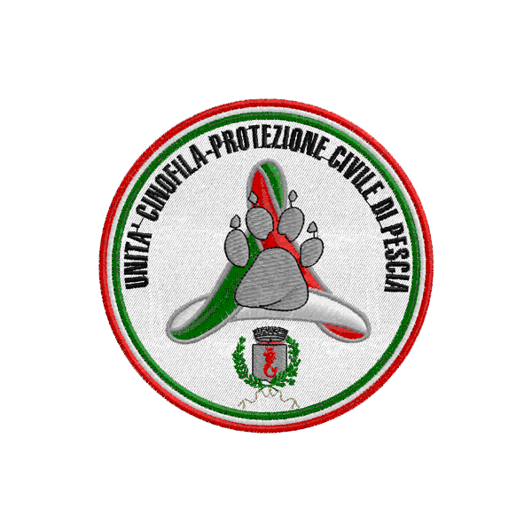 Patch Pescia Bianco PROT.CIVILE  (PT) cod.20090710_M-1