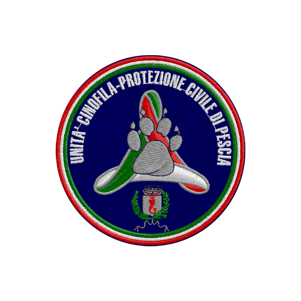 Patch Pescia Blu PROTEZIONE CIVILE  (PT) cod.20090710_M