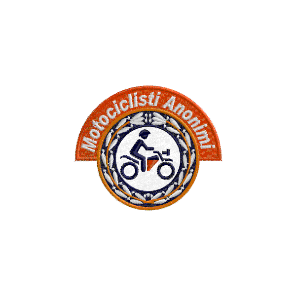 Patch Motociclisti anonimi Cod. 20090724_A
