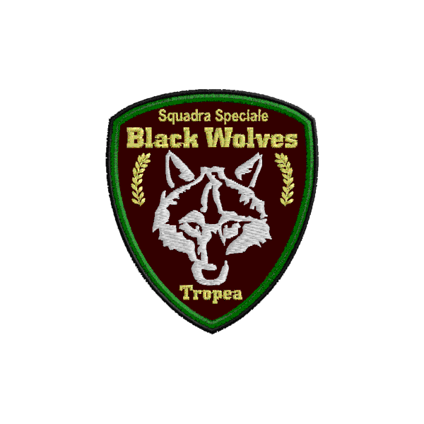 Patch Black Wolwes Tropea Cod. 20090903_A