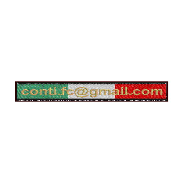 Etich. con indirizzo E-Mail personalizzato  Cod20090924_B