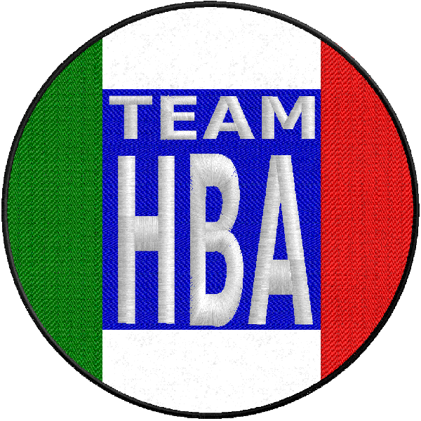 Patch TEAM HBA diametro 25 cm. Cod.20091012_A