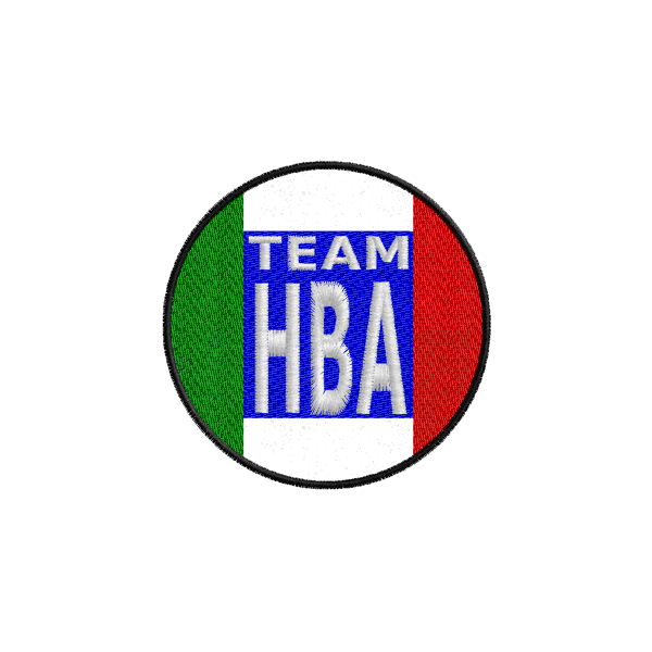 Patch TEAM HBA diametro 8 cm. Cod.20091012_B