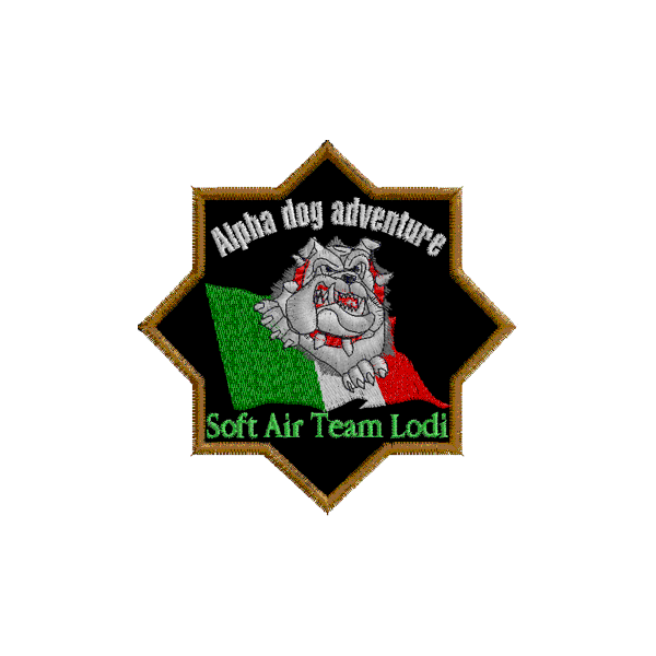 Patch personalizzato Soft-Air LODI con inserto in velcro