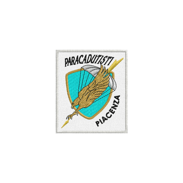 Patch 7x6. PARACADUTISTI Piacenza Cod. 20091126_A