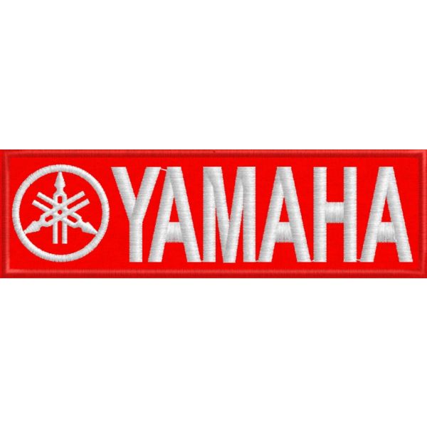 Stemma, Patch ricamato YAMAHA Cod.20091130_D su base blu