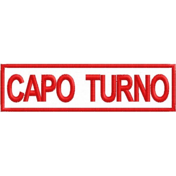 Stemma su Velcro CAPO TURNO
