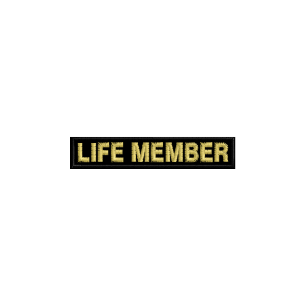- Etichetta ! Life Member ! STAMPATO Cod.20100113_C