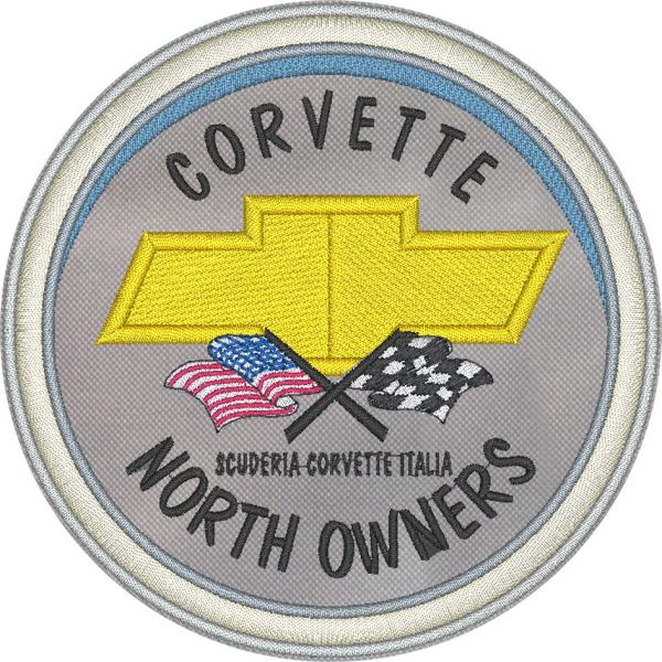 Patch  Scuderia CORVETTE Italia Diam.12 Cod. 20100315_C