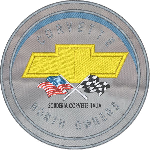 Patch  Scuderia CORVETTE Italia Diam.28 Cod. 20100315_D