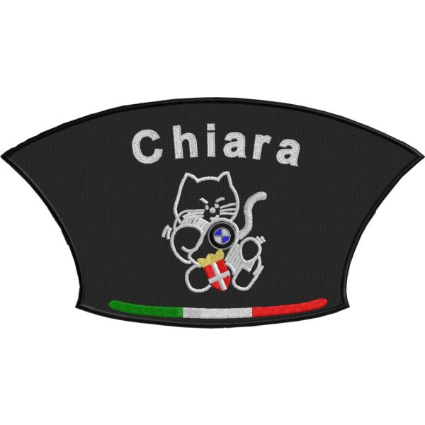 Patch da schiena BMW Personalizzato Cod.20100427_Black