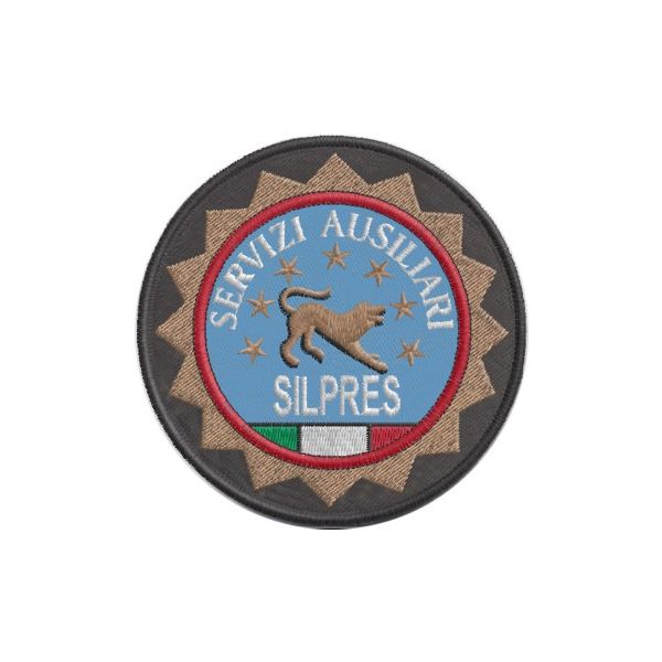 Patch Tondo Servizi ausiliari SILPRES  Cod.20100629_B