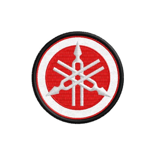 Patch  YAMAHA Diametro 6,0 su base bianca Cod.20100702_A