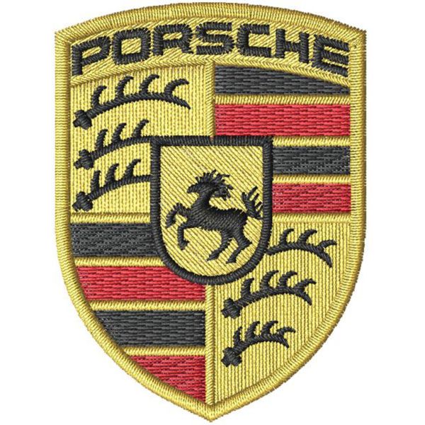 Patch  Porsche Size 100 mm. Cod. 20100824_C