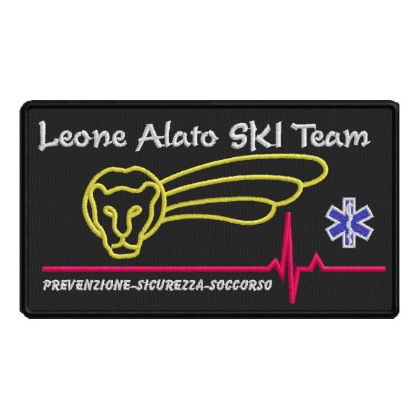 Patch personalizzato Leone Alato Ski-team Cod.20101019_A